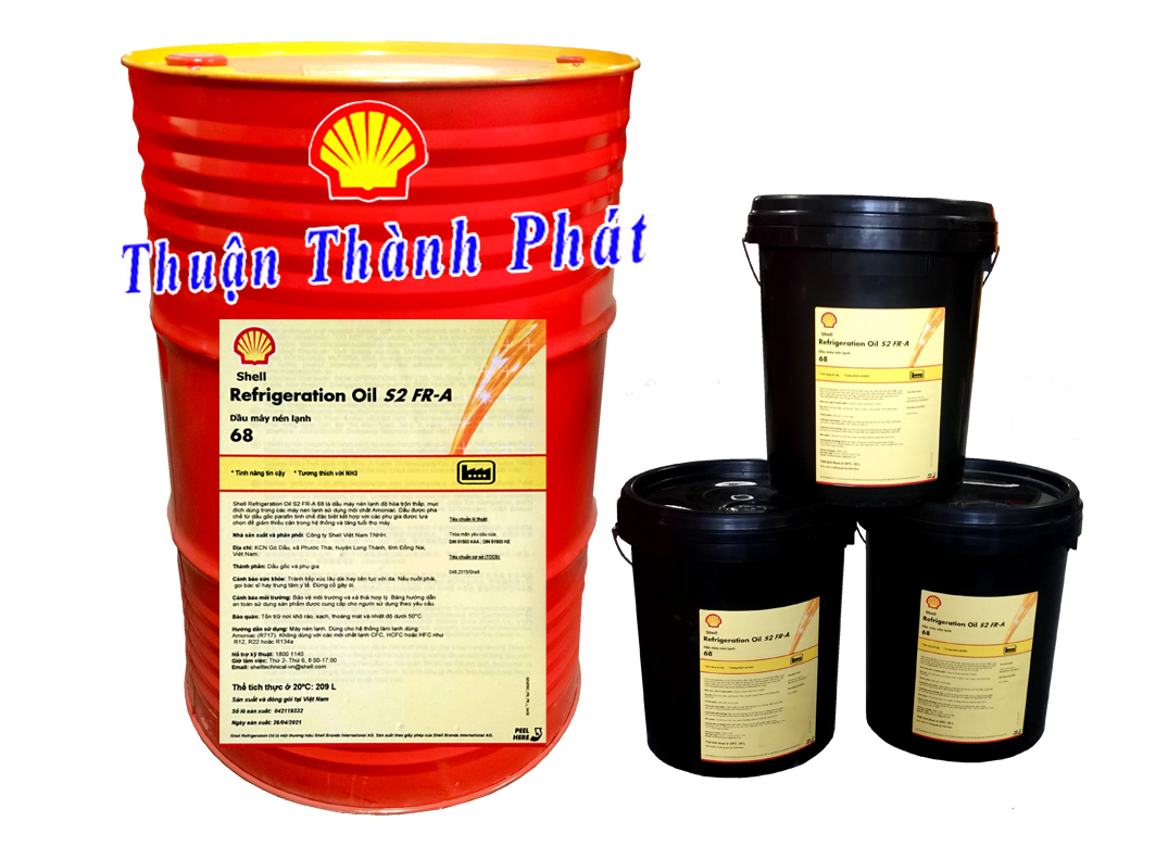 Refrigeration Oil S2 FR-A 68 Phuy, xô